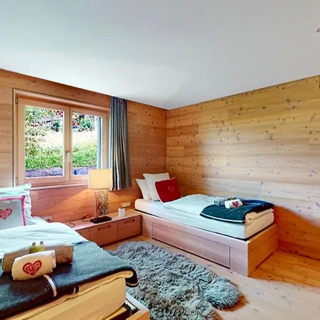 Chalet Les Moulins 5 Cheminée Piscine Sauna Parking Privé