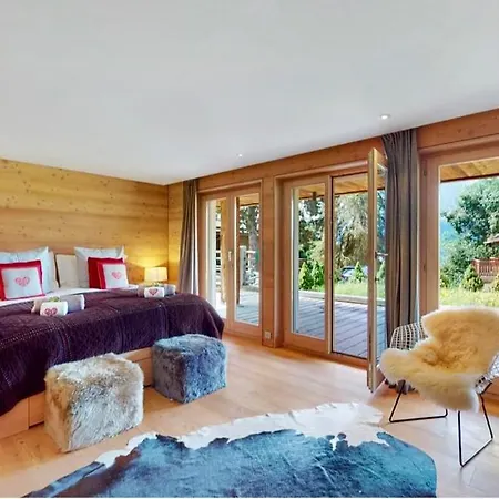 Les Moulins 5 Cheminée Piscine Sauna Parking Privé Verbier