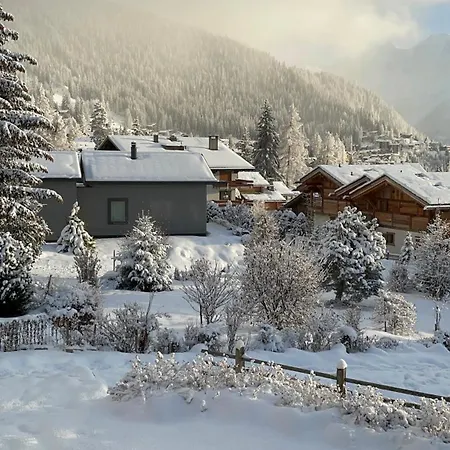 Chalet Les Moulins 5 Cheminée Piscine Sauna Parking Privé Verbier