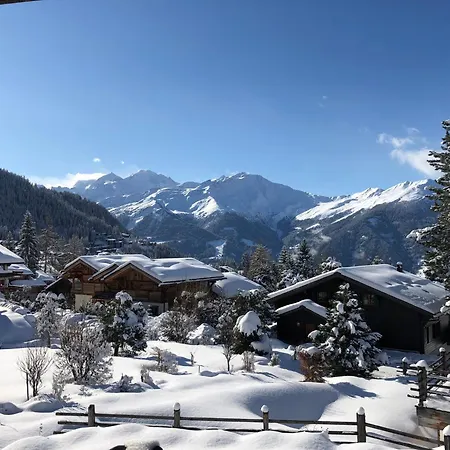 Les Moulins 5 Cheminée Piscine Sauna Parking Privé * Verbier