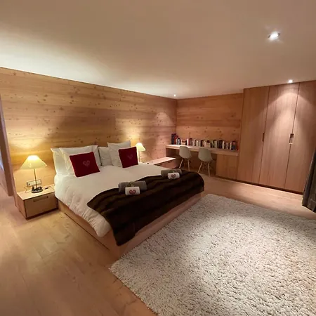 Chalet Les Moulins 5 Cheminée Piscine Sauna Parking Privé