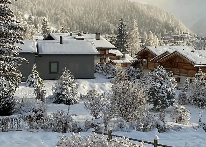 Alpehytte Les Moulins 5 Cheminee Piscine Sauna Parking Prive Verbier