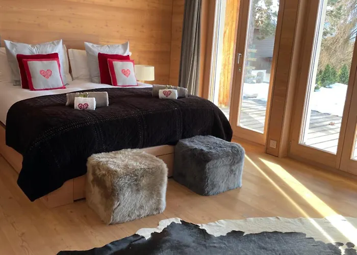 Les Moulins 5 Cheminee Piscine Sauna Parking Prive * Verbier