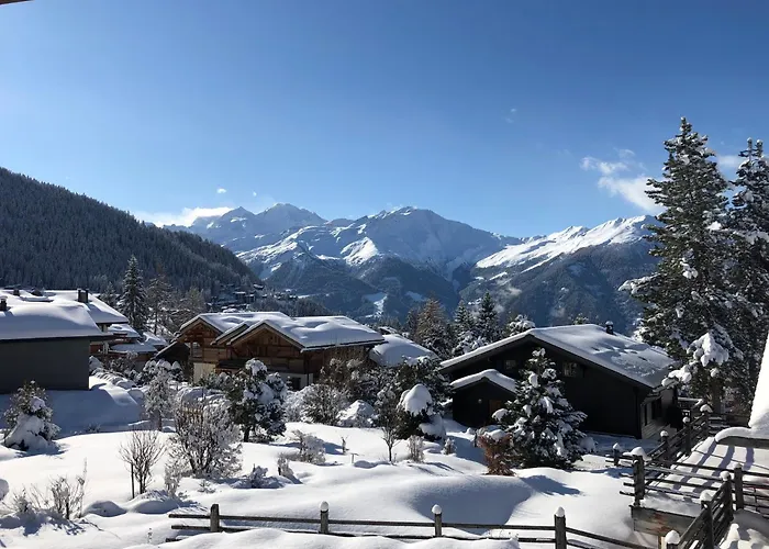 Les Moulins 5 Cheminee Piscine Sauna Parking Prive * Verbier