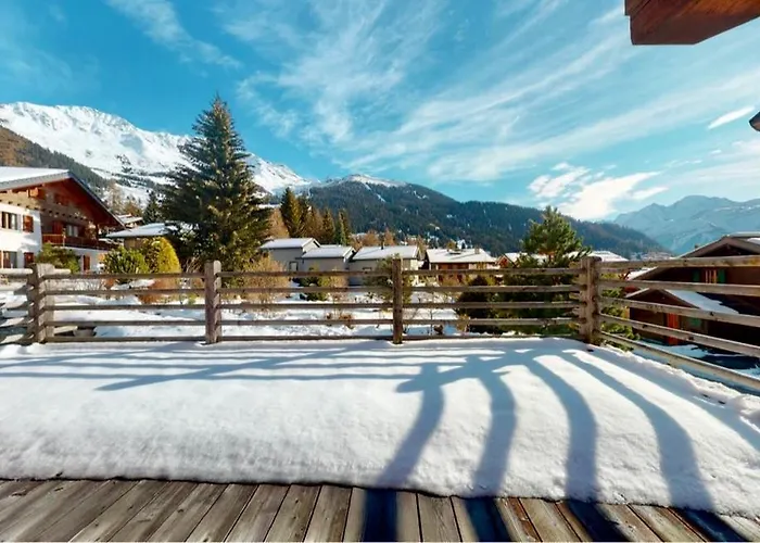 Les Moulins 5 Cheminee Piscine Sauna Parking Prive Chalet Verbier