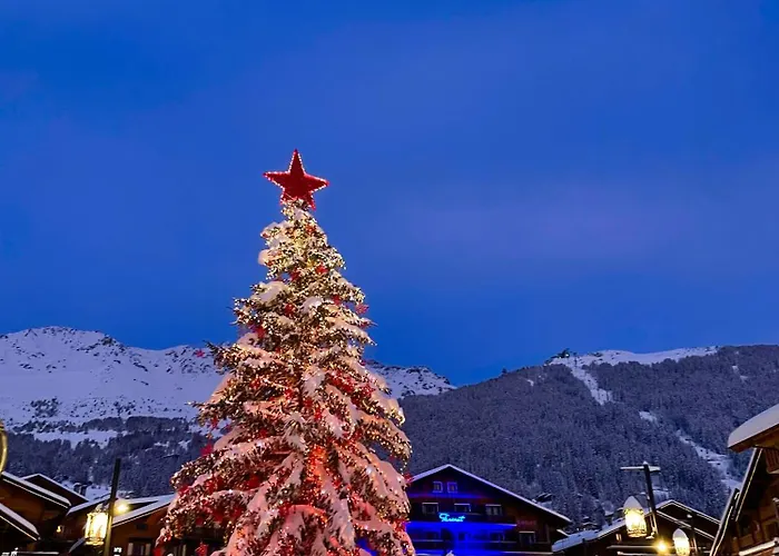 Chalet Les Moulins 5 Cheminee Piscine Sauna Parking Prive Verbier