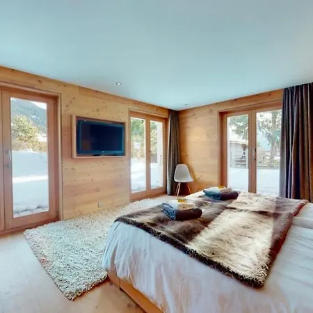 Les Moulins 5 Cheminee Piscine Sauna Parking Prive Verbier