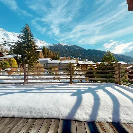 Les Moulins 5 Cheminee Piscine Sauna Parking Prive Domek alpejski Verbier