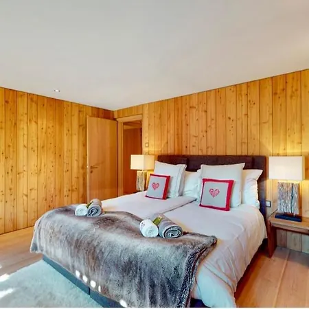 Domek alpejski Les Moulins 5 Cheminee Piscine Sauna Parking Prive Verbier