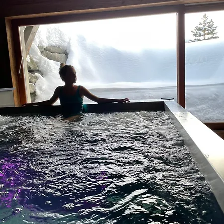 Les Moulins 5 Cheminee Piscine Sauna Parking Prive Domek alpejski Verbier