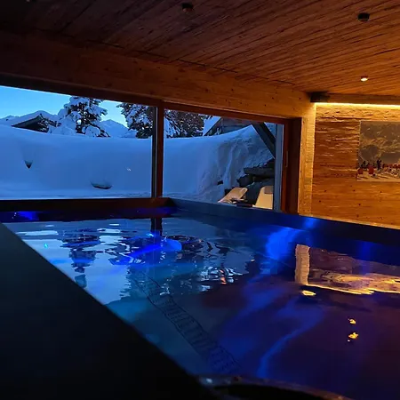 Les Moulins 5 Cheminee Piscine Sauna Parking Prive Domek alpejski Verbier