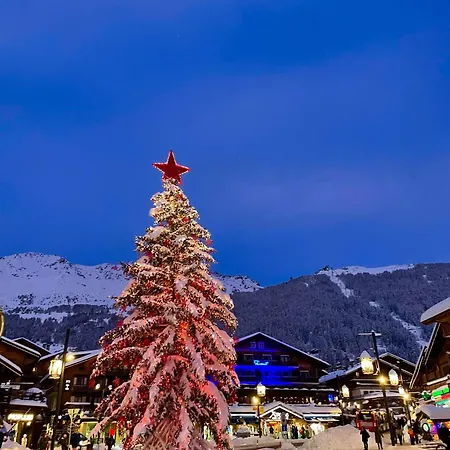 Domek alpejski Les Moulins 5 Cheminee Piscine Sauna Parking Prive Verbier